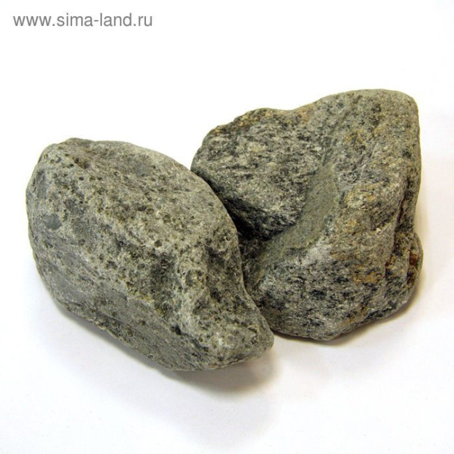 Камень для бани Габбро - диабаз обвалованный 20 кг (40)